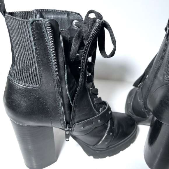 Steve Madden Latch-R Heeled Combat Boot - Picture 4 of 15